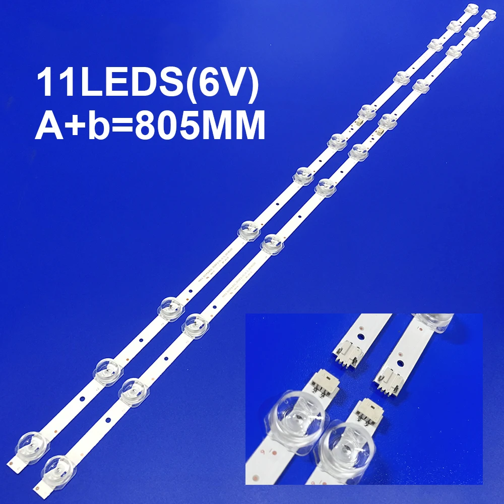 LED strip For TCL Thomson 43UD6426 43UD6406 43UD6336 TCL 43S425 43S423 43S421 43A260 43F6F 43L2F 43D6 Toshiba 43U5850C 43U3900C