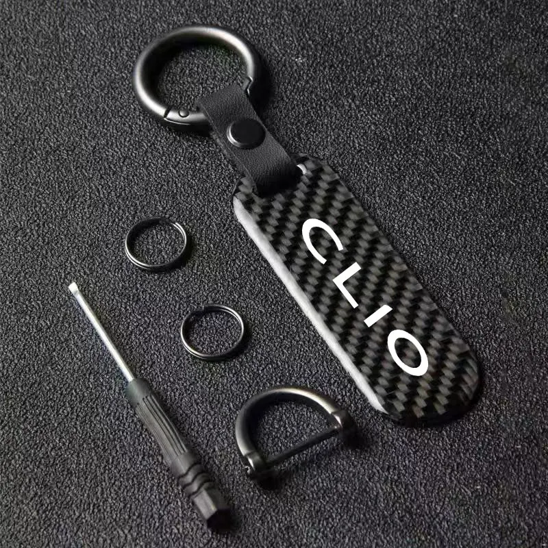 1 Pz Car Styling Portachiavi Personalizzato Personalizzato Portachiavi Regali Aziendali Per Renault Clio 3 Estate Rs Sport Portachiavi Accessori