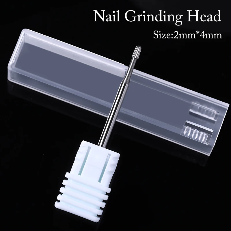 Safety Nail Drill Bits Tungsten Carbide Cuticle Remover 3/32" 1 Pc