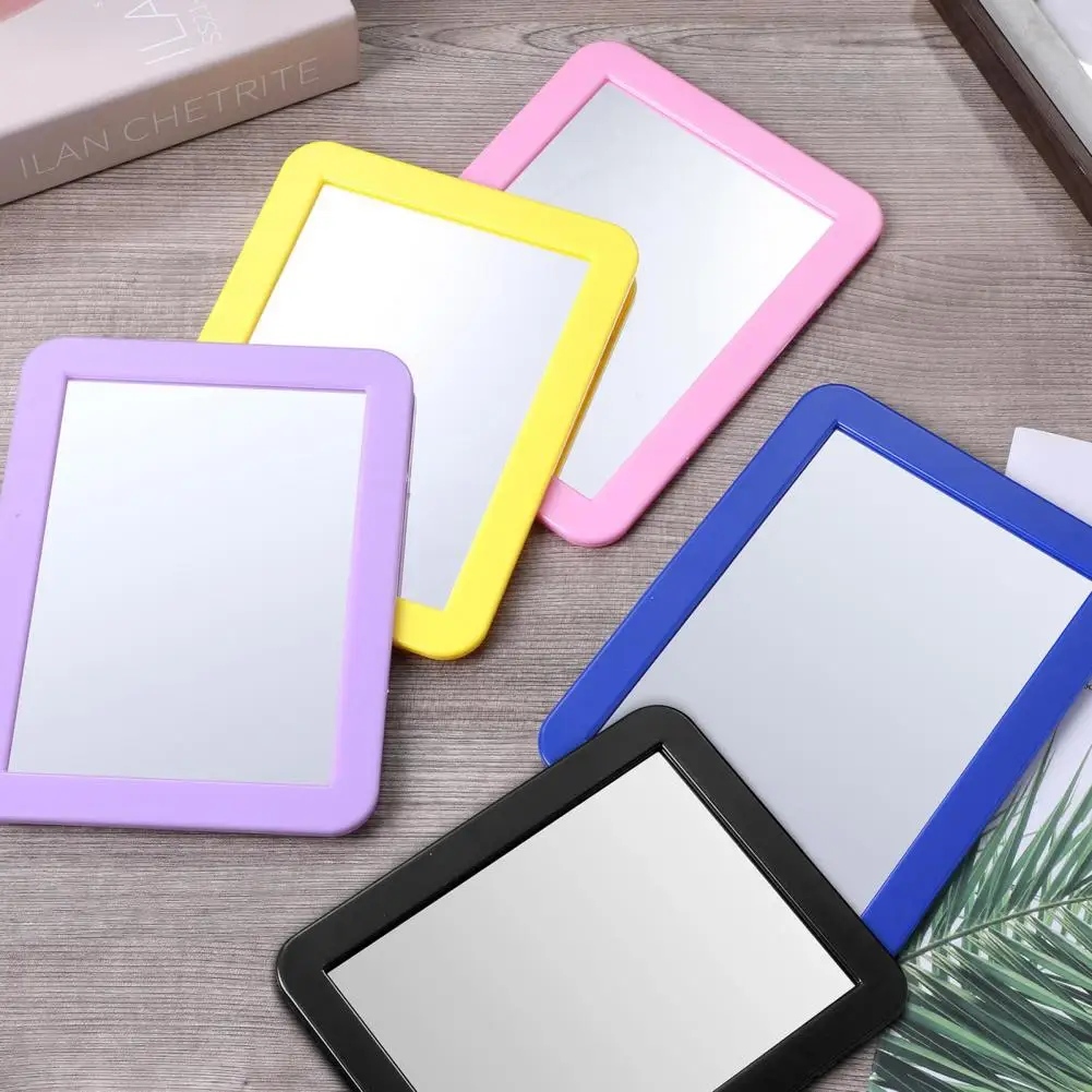 

Compact Cosmetic Mirror Cosmetic Mirror Durable Magnetic Locker Mirror View Makeup Mirror for School Bathroom Refrigerator Ideal