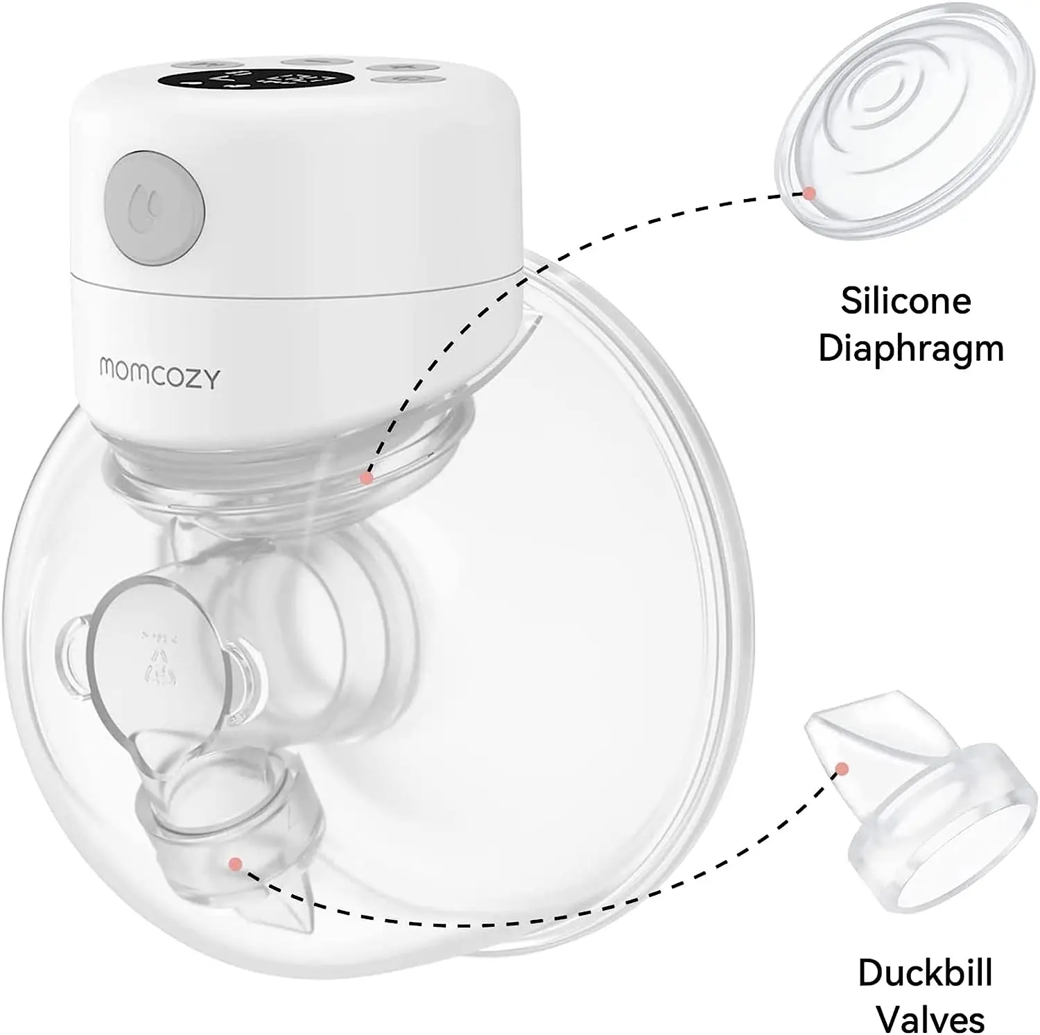 Silicone Valves Breast Pump Accessories Silicone Duckbill Valve And Diaphragm Breast Pump Parts Protection Baby Feeding Nipple Manual/Electric Breast Pump Accessories