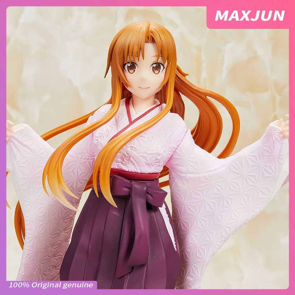 

Original Anime Sword Art Online Figure Yuuki Asuna 20cm PVC Model Toys TAITO SAO kimono Asuna 1/7 Sexy Figure MAXJUN