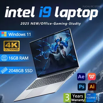 NUOVO computer portatile Intel Core i9-8950HK 16 GB di RAM 2 TB SSD Laptop portatili 1920 * 1080 i9-8950hk Computer portatile da ufficio da 14,1 pollici