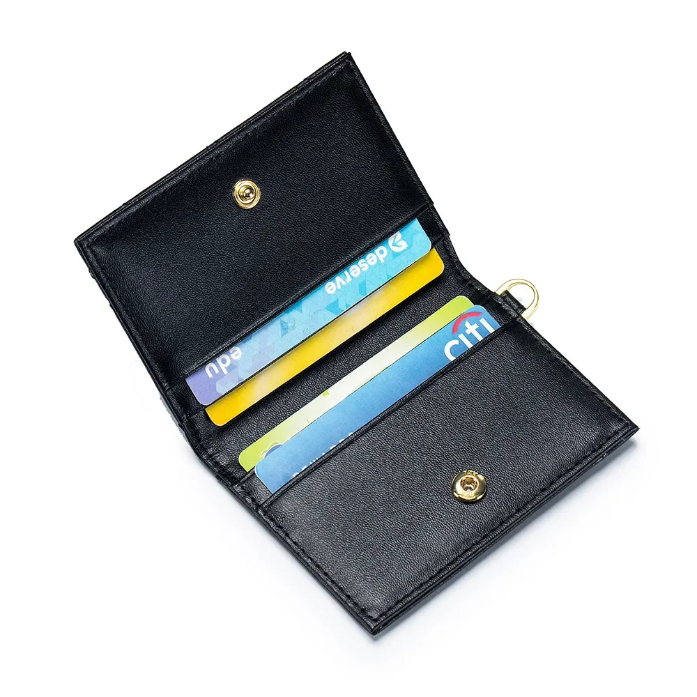 Id Badge Holder with Card Holder Pearl Chain Halter Leather Badge Cover for Nurse Teacher Student Vaccine Card Security Name Tag
