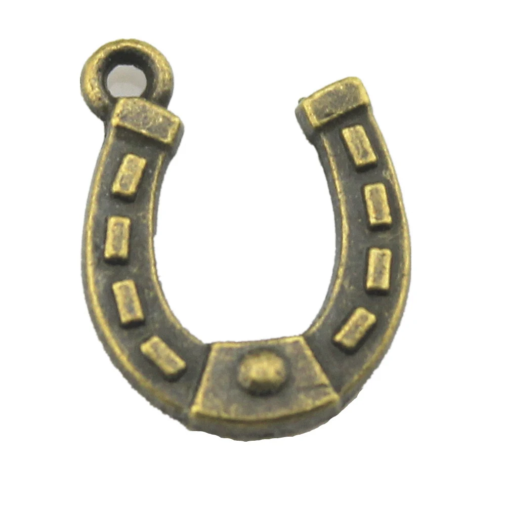 

20pcs/lot Horse Shoe Charms For Jewelry Making Components