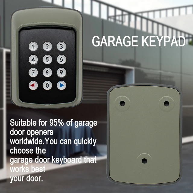 433MHz Access Control Password Multi Function 2CH Receiver Switch Wireless Keypad Automatic Garage Gate Door Opener 3