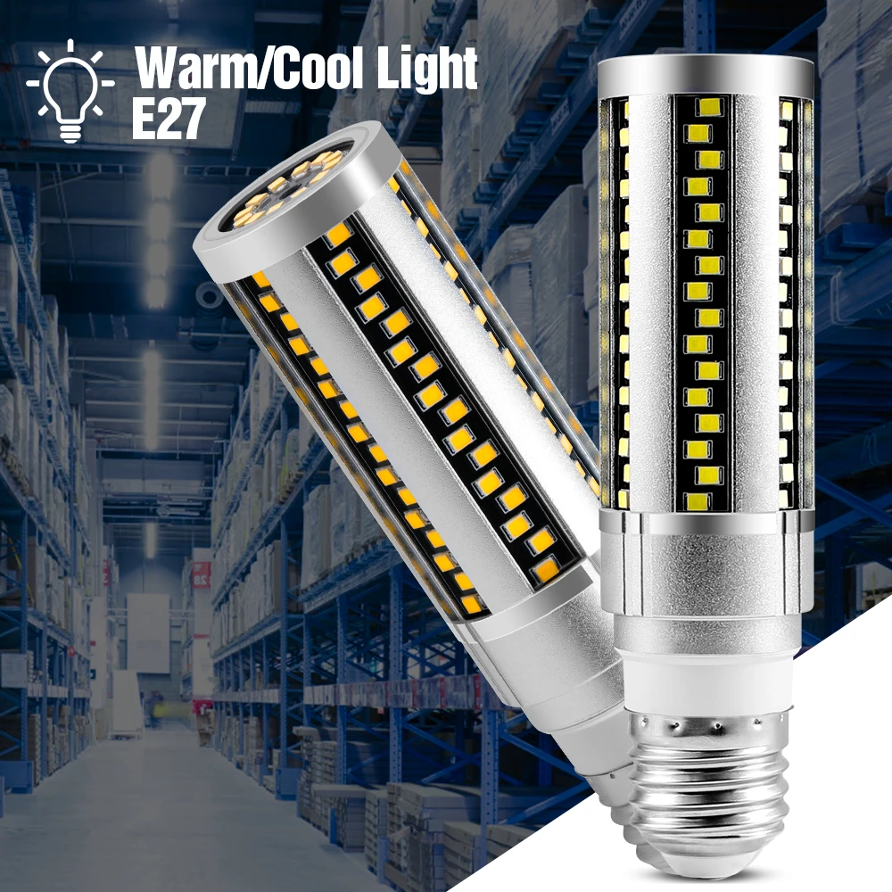 

220V LED Bulb E27 Lamp 110V Corn Light Warm White 240V Lampada LED Chandeliers Bombillas For Home Energy Saving Aluminium Bulb