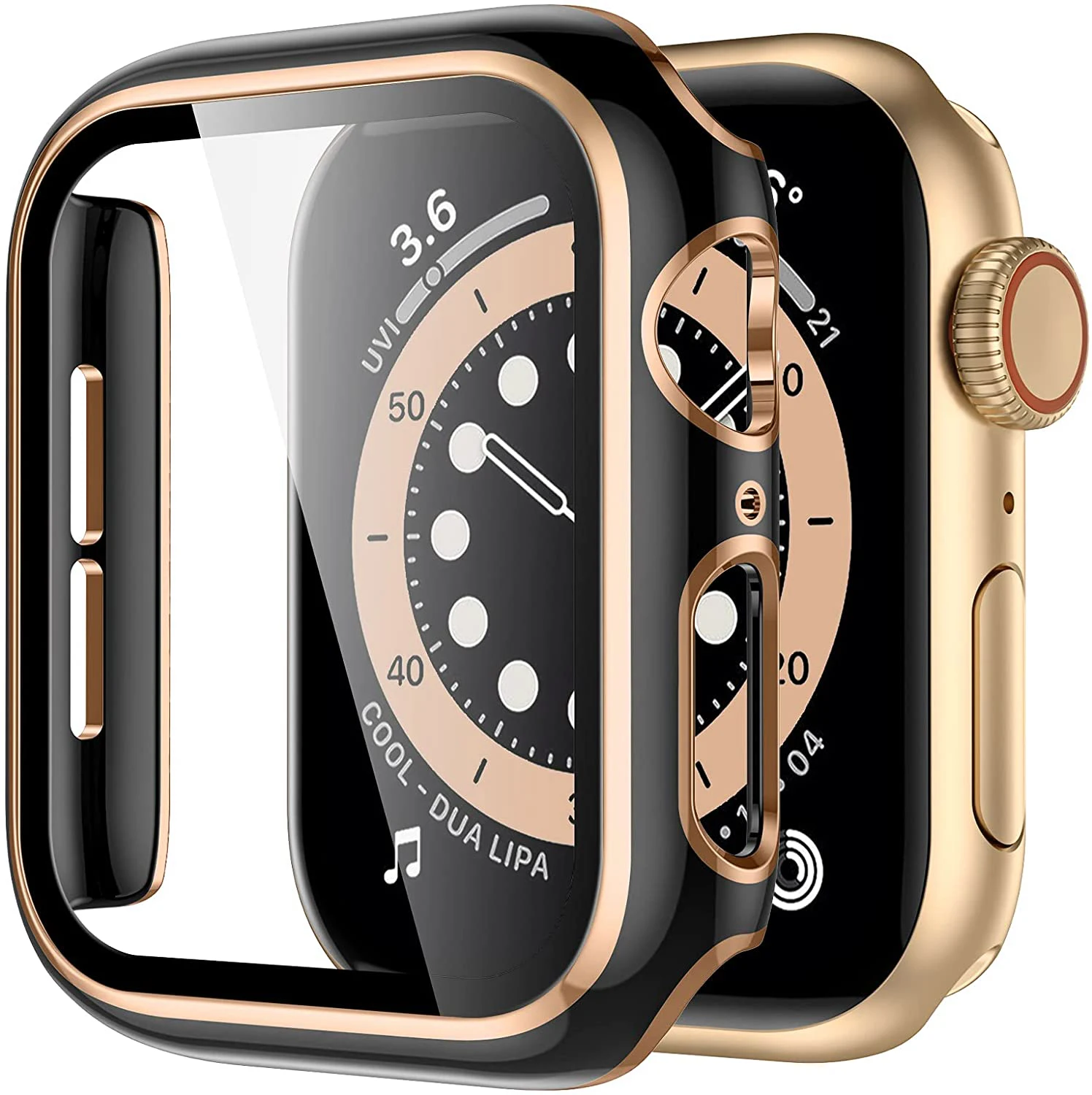 Premium Tempered Glass Screen Protector Cover for Apple Watch - PC Accessories for All Series