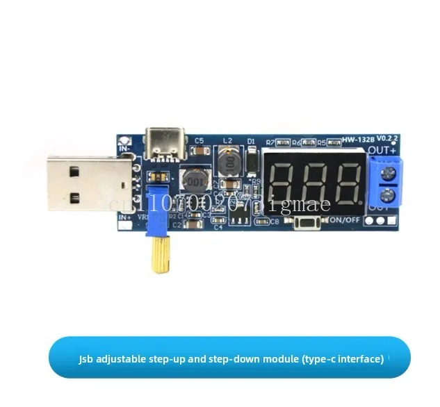 USB 전압 5V 변환 모듈 3W 조정 가능한 스텝업 스텝다운 DC 레귤레이터 보드 3V3.7V4.2V3.3V9V24V