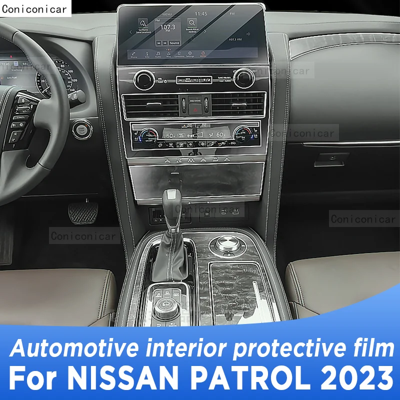 

Для NISSAN патруль 2023 панель коробки передач навигация автомобильный интерьерный экран аксессуары против царапин
