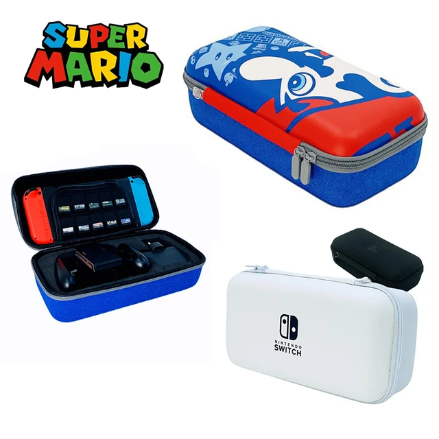 New Super Mario Game Carrying Case for Nintendo Switch Oled Protective Case  Storage Bag PU Travel Portable Pouch Accessory Gift