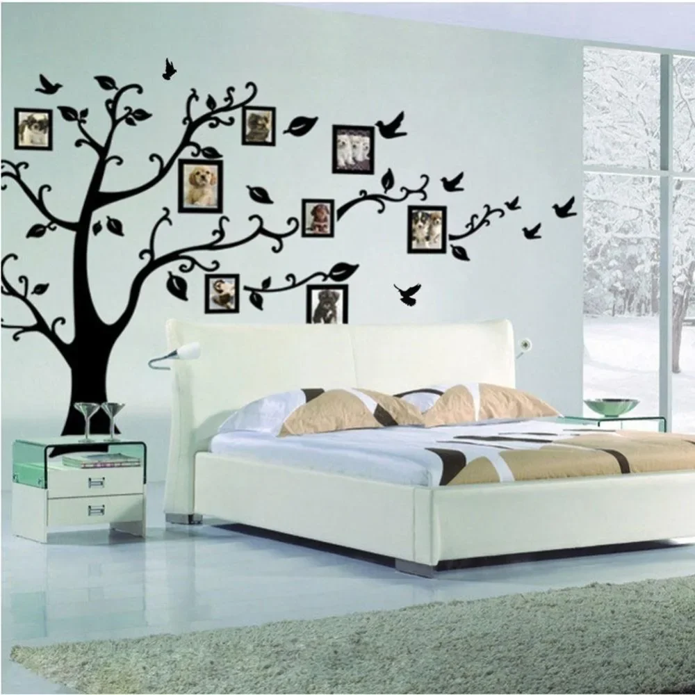Large 3D Photo Tree Wall Decal 3