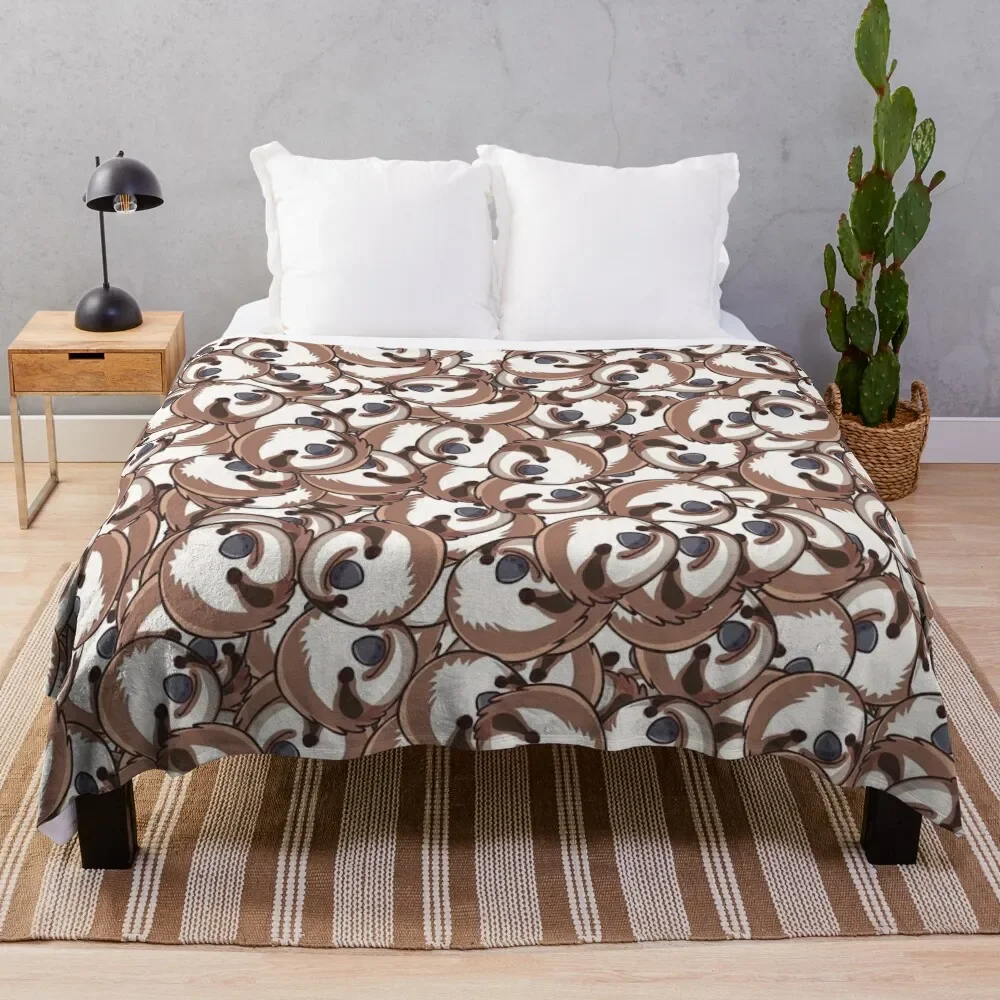 

Ленивец, винтажное тепловое одеяло для путешествий, милые клетчатые одеяла, одеяла