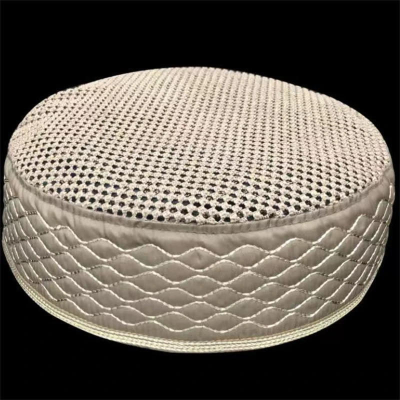 Fez Muslim Caps For Men Clothing Freeshipping Turkey Prayer Hat Knitted Kufi Kippah Islamic Saudi Arabia Jewish Mesh Wool White