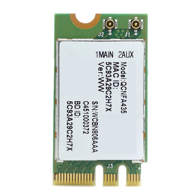 

5X беспроводная карта адаптера для Qualcomm Atheros QCA9377 QCNFA435 802.11AC 2,4G/5G NGFF Wi-Fi Карта Bluetooth 4,1