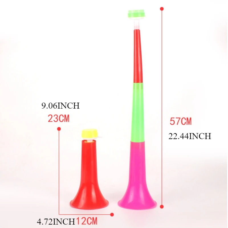 1pc Cheerleading Retractable Three Section Loudspeaker Children Atmosphere Perform Cheering Props Fan Ball Games Kids School CN