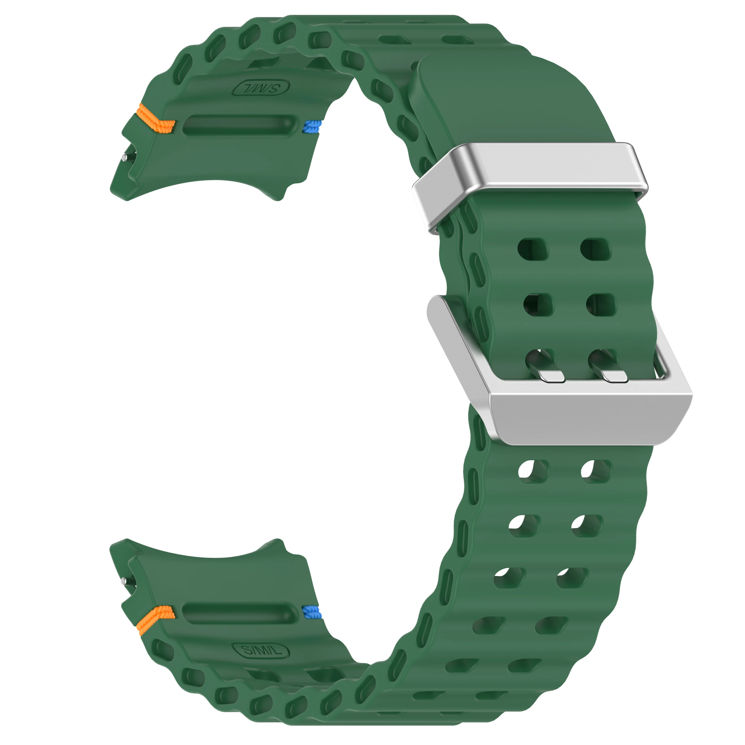 Seamless Silicone Watch Band - Versatile Smartwatch Strap