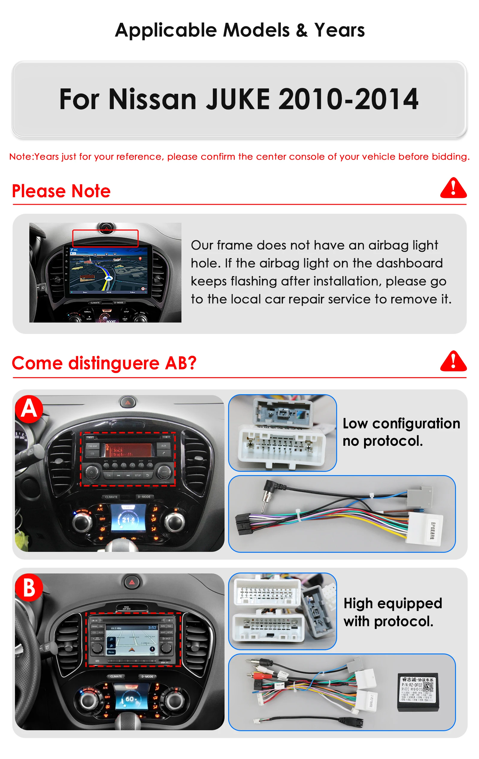Hizpo 8Core 2Din Android 14 Autoradio für Nissan Juke YF15 2010–2014 Auto Multimedia GPS 4G Carplay von Qualcomm Snapdragon 6115 – Detail 3