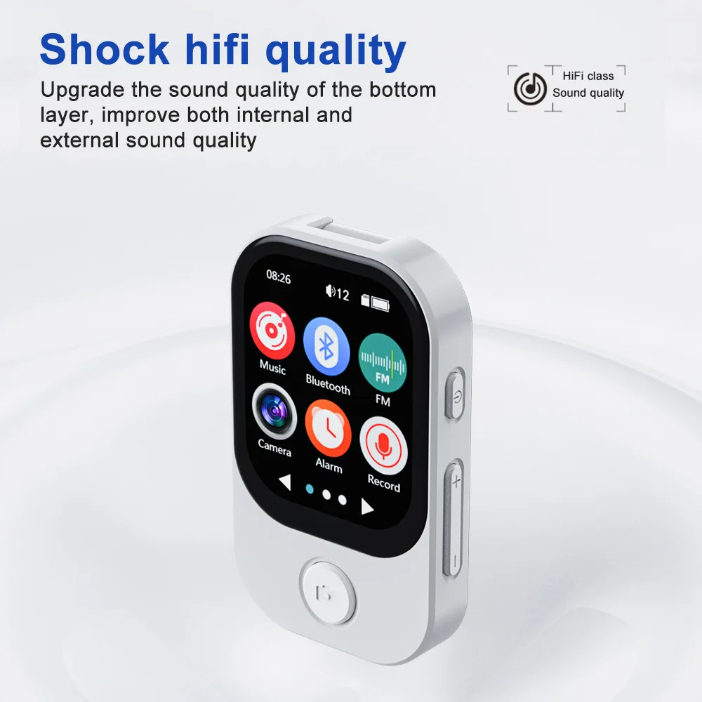 MP3/ MP4 Music Player, Supports Photo Taking & Video Recording, Bluetooth Connec