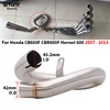 For Honda CB600F Hornet 600 CB CBR600F 2007 - 2013 Motorcycle Exhaust Escape Moto Modified Mid Pipe Connect Original Muffler