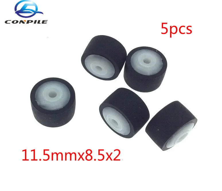 5Pcs Muslimex Pinch Roller Per Lettore Registratore A Nastro Per Cassette Deck