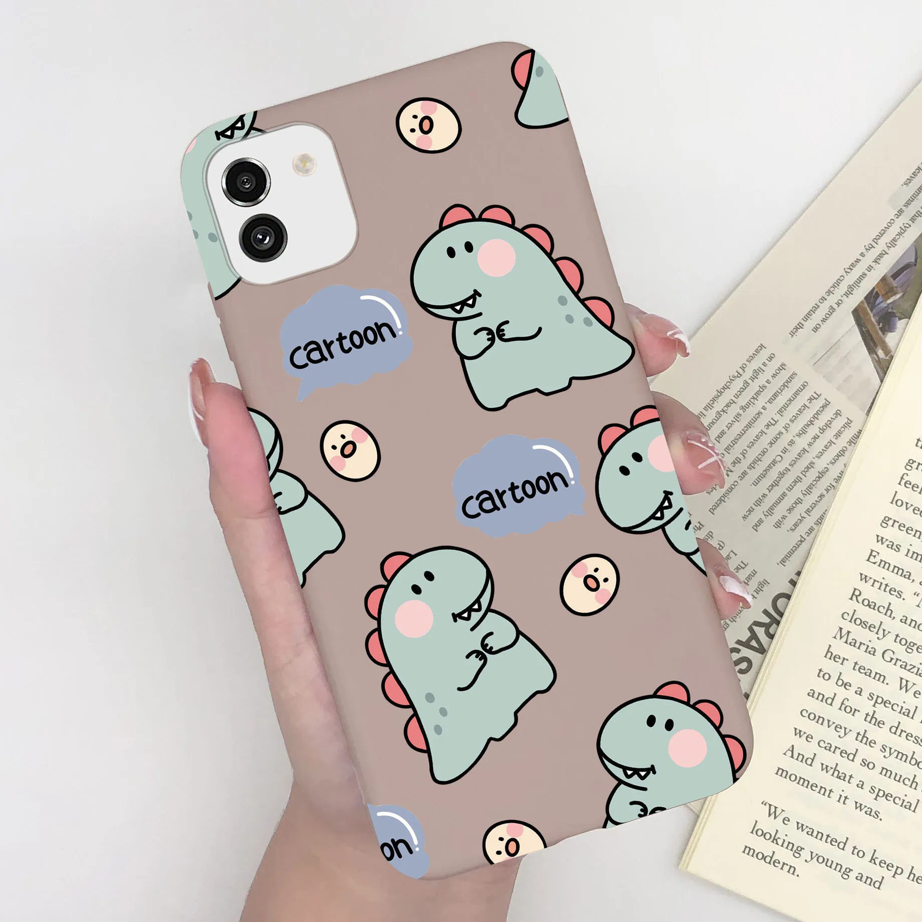 Cute Painted Soft Silicone Bumper Cover for Samsung Galaxy A03 Series