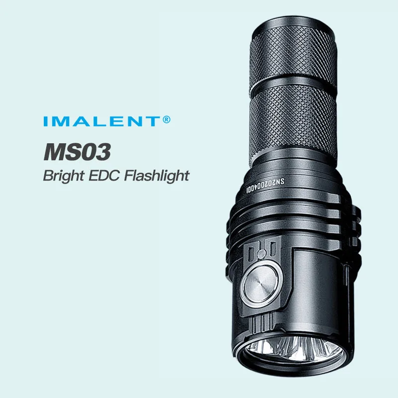 Imalent MS03 Tri-light Source EDC Rechargeable LED Flashlight with