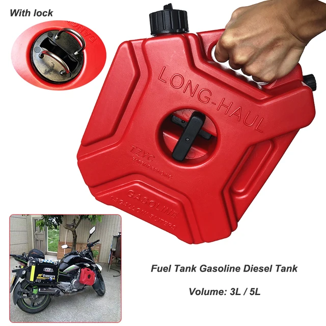 Motorcycle 3L 5L Portable Gas Fuel Tank