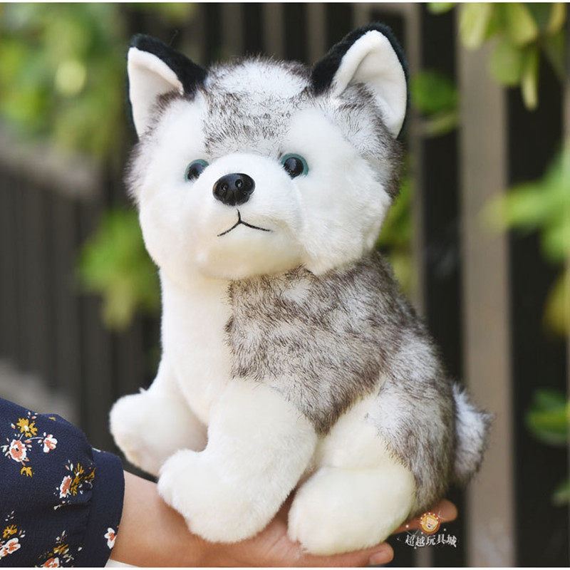 Kawaii Puppy Stuffed Toys 10/20cm Cute Simulation Husky Dog Plush Toys Stuffed Doll Kids Baby Toys Plush Husky Dolls