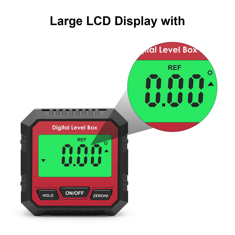 Angle Protractor Universal Magnet 90 Degree Ruler Digital Inclinometer Level Meter Goniometer Angle Bevel Tester Measuring Tools angle measuring tool