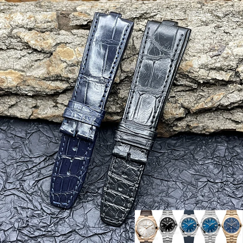 

Подходит для часов Jiangshi Danton Cross-Sea, ремешок из крокодиловой кожи, БЫСТРОРАЗЪЕМНАЯ конструкция, 25 мм