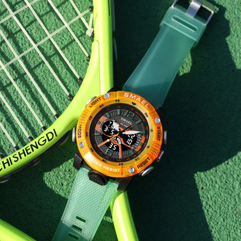 

New Outdoor Sports Multifunctional Waterproof Electronic Watch Fashion LED Display Quartz Watch Popular Fashion Outdoor Watch