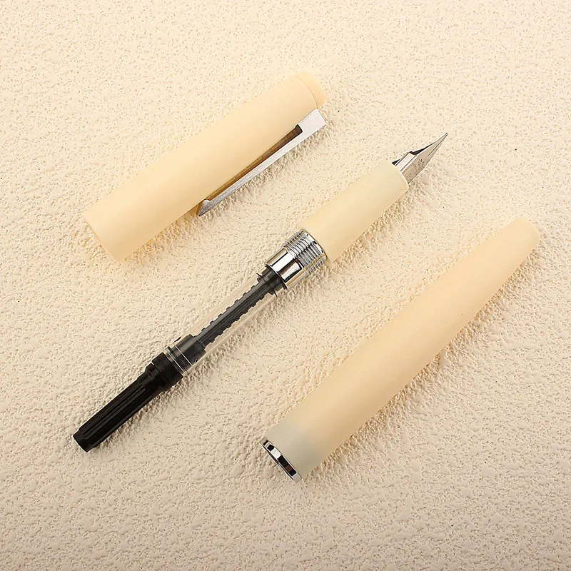 JINHAO 80 아이보리 화이트 만년필, EF F 0.3mm 펜촉, 쓰기 펜, 사무실 학용품 문구 잉크 펜, 신제품
