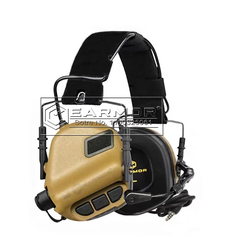 Earmor M32 Mod3 Headset Tactical Headphones Military Shooting Earmuffs / Aviation Noise
