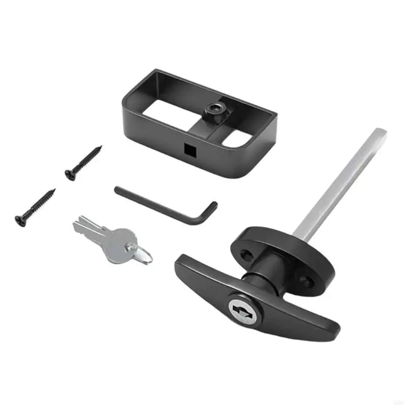 Shed Door Lock set with Longer Stem Metal Shed Door Lock set designs for Easy Adaptation to Different Thicknesses
