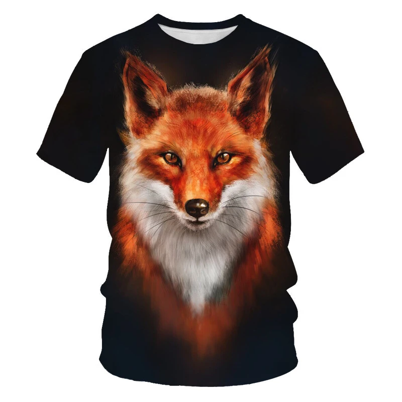Statistisch kooi Pionier Scarlet Vos 3D Print Animal Cool Grappige T shirt Voor Mannen En Vrouwen  Korte Mouw Zomer Tops Tees Fashion Zwart kleding|T-shirts| - AliExpress