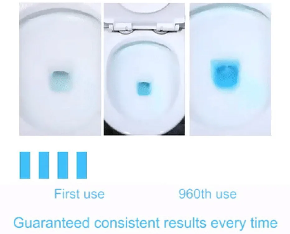 Blue Bubble Toilet Automatic Cleaner with Long Lasting Fragrance and Deodorizing Function Household Bathroom Bowl Deodorizer