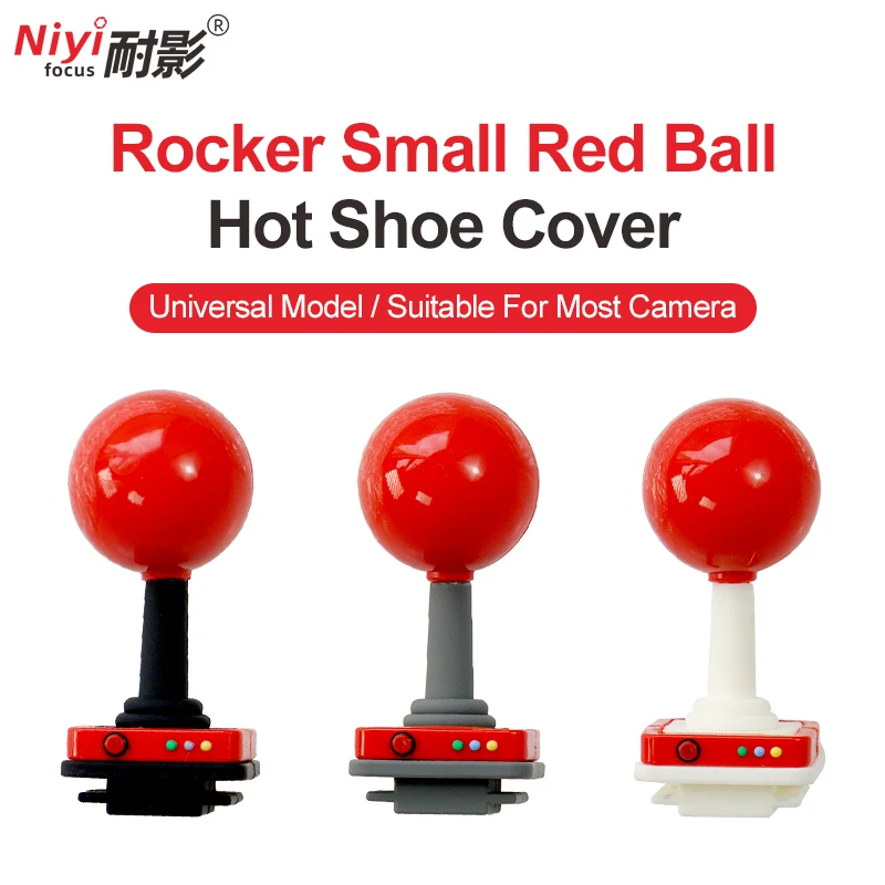 Dslr Slr Camera Creative Red Ball Camera Hot Shoe Cover Anti-Polvere Protect Cap Per Canon Nikon Fuji Leica Sony Cold Shoe Cover