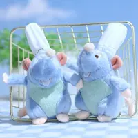 Kawaii  Cooking Mouse King Pendant Plush Toy Mouse Doll Bag Pendant Doll Keychain Grabber Doll Gift for Girlfriend's Birthday 2