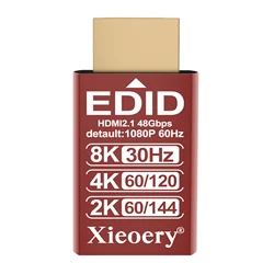 Ultra HD HDMI Dummy Plug - Advanced EDID Emulator for Enhanced Gaming & Remote Access (8k 7680x4320 RGB)