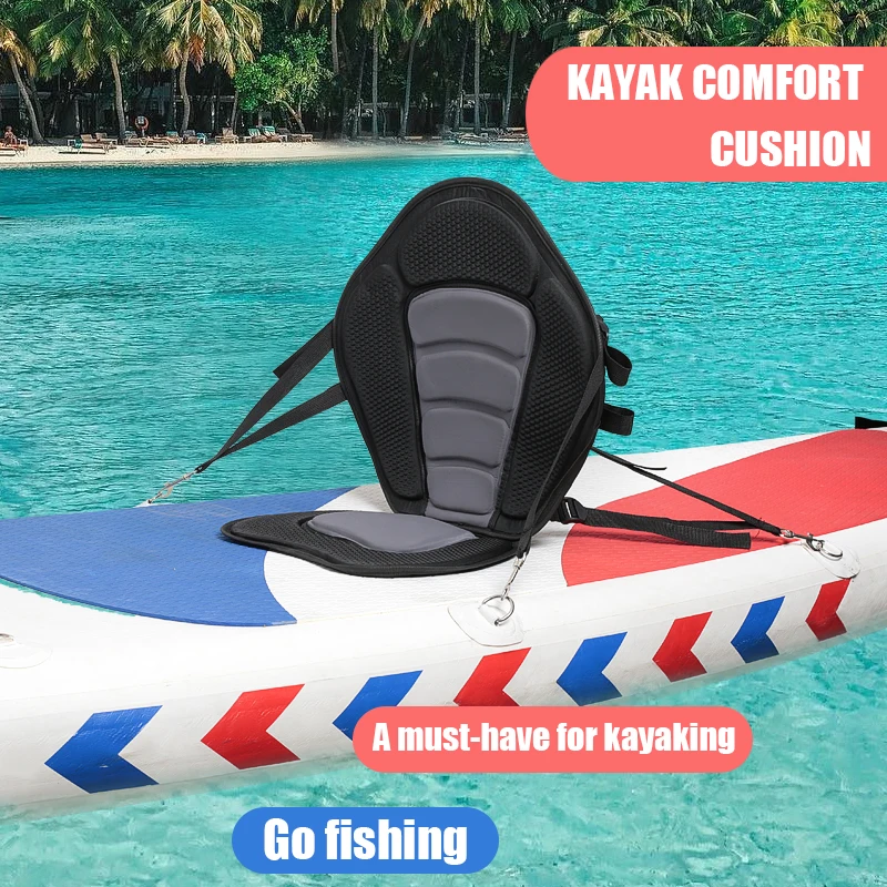 Luxury seat backrest surf board transparent boat water skis rafting kayak seat backrest adjustable inflatable kayak kayak surf b