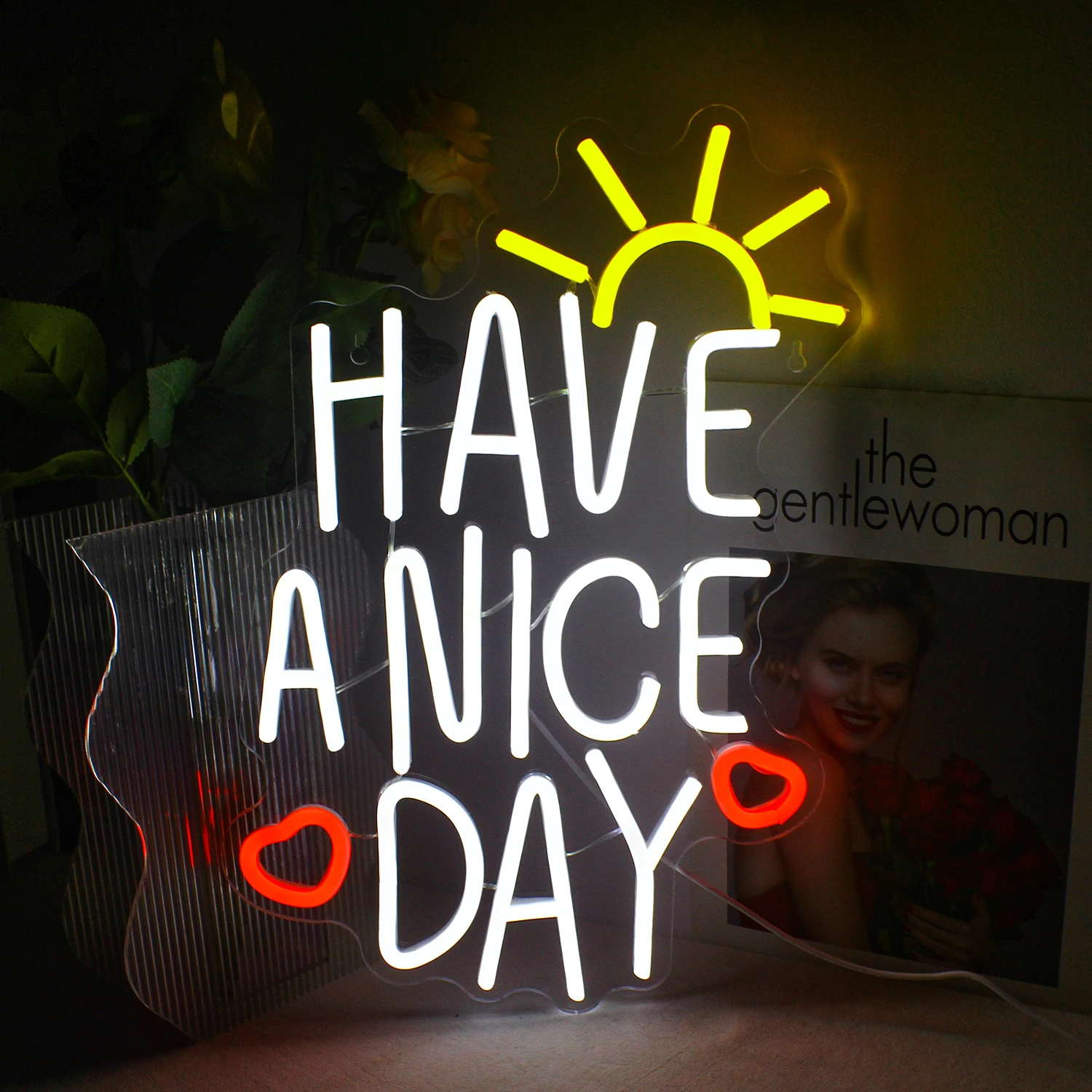 

Have A Nice Day Neon Sign LED Wall Decor USB Powered For Bedroom Party Bar Club Home Wedding Birthday Gifts Lamps For Room