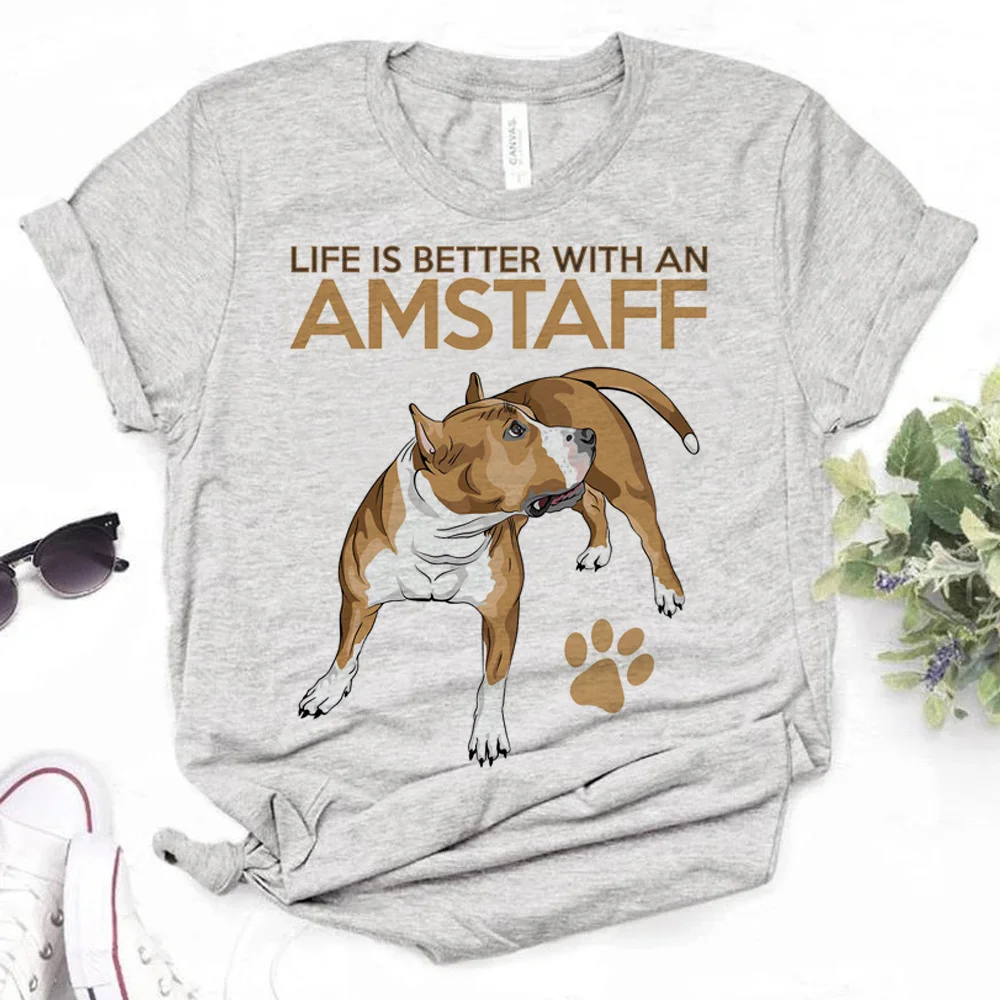 Amstaff Tee Women Designer Tshirt Giapponese Abbigliamento Femminile Y2K