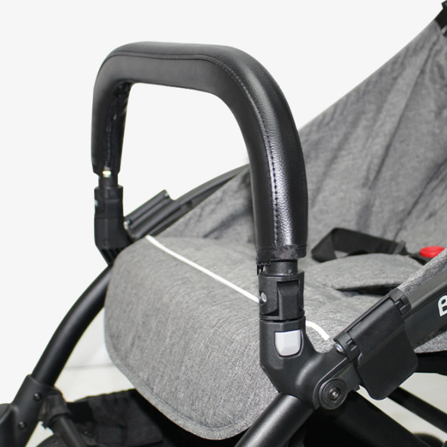 Housses de protection en cuir pour poignées de poussette, protège-bras de chariot, housse de protection à fermeture éclair pour chariot de bébé, accessoires de poussette NEUF