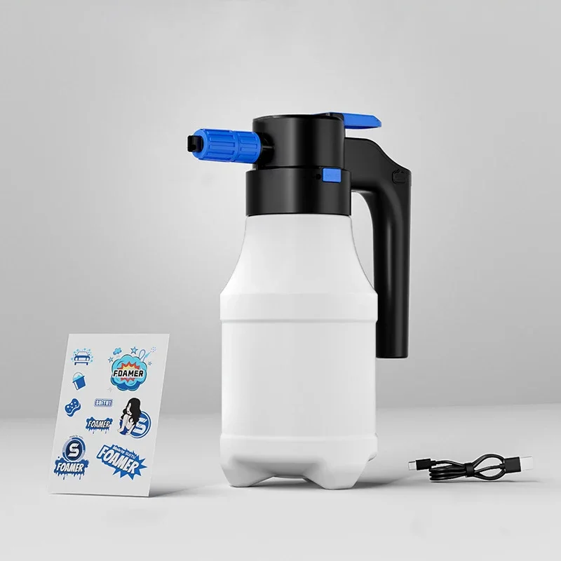 전동 펌프 폼 분무기, 고압 세차용 공압 세척기, 가정용 청소용 폼 스노우 세차 스프레이 병
