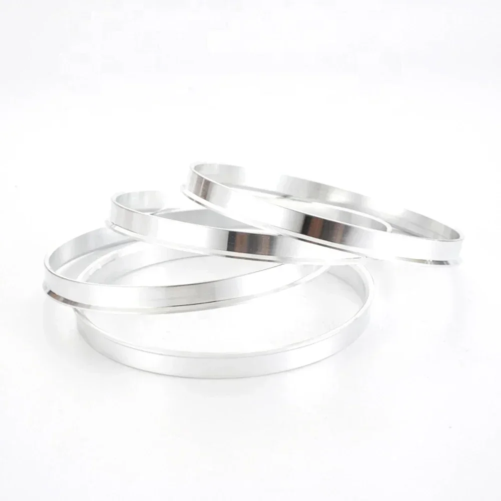 Improve Vehicle Performance with Aluminium Alloy Wheel Hub Centric Rings Spacer 73 1mm Outer Diameter 60 1mm Inner Diameter