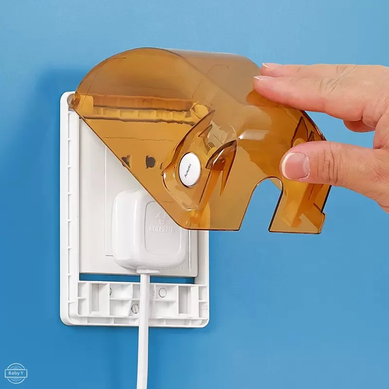 Socket Protection Cover Prevents Electric Shock Children Pulling Out Plug