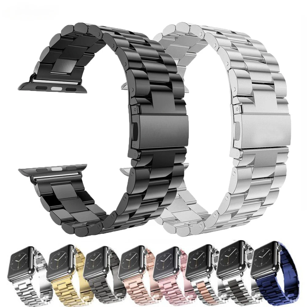 애플 워치용 스테인리스 스틸 스트랩, 울트라 밴드, 49mm, 40mm, 44mm, 42mm, 38mm, 41mm, 45mm 팔찌, 아이워치 시리즈 8, 7, SE, 6, 5, 4