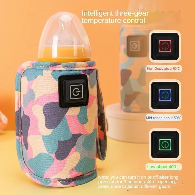 Baby Bottle Heater Baby Bottle Insulation Bag Milk Insulation Bag USB Milk Water Warmer Travel Stroller Insulated Bag