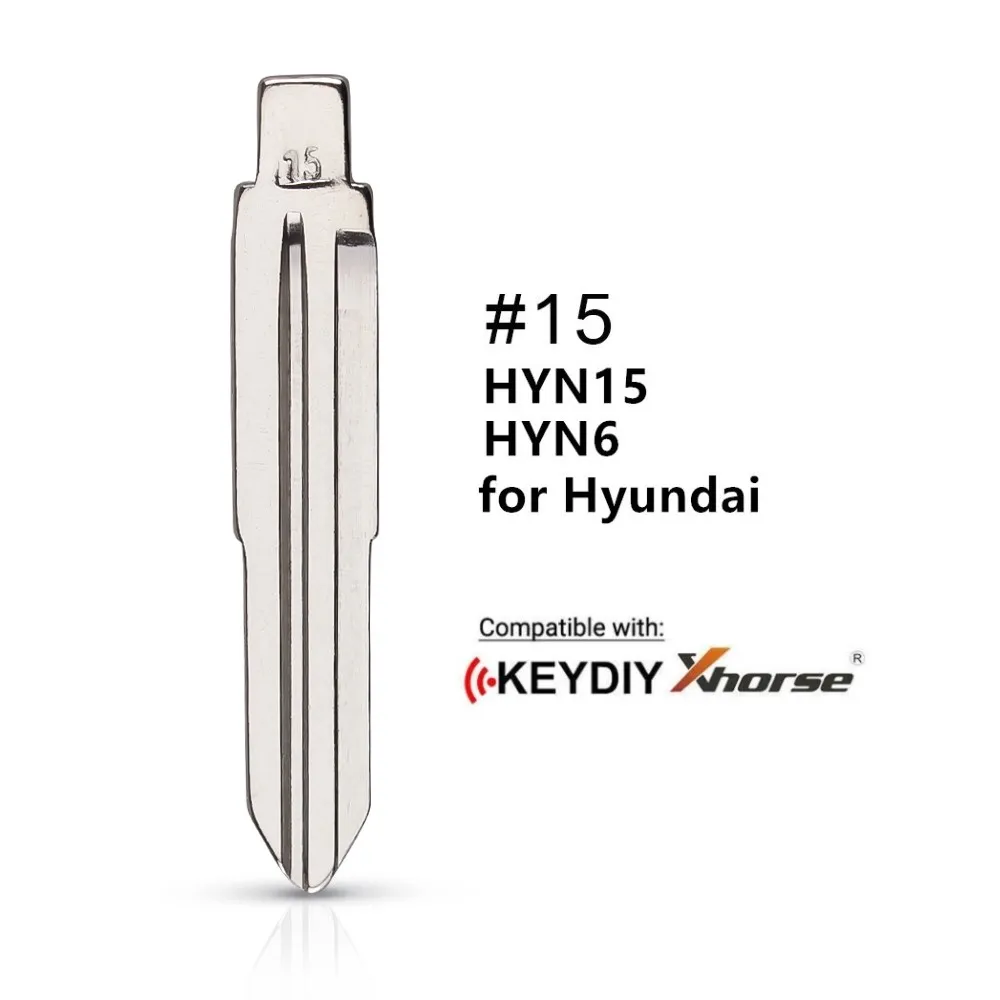 5pcs HYN15 HYN6 Flip Blank key Blade 15# HYN6FH for Hyundai Elantra Tucson Kia Cerato for KD keydiy xhorse VVDI remotes